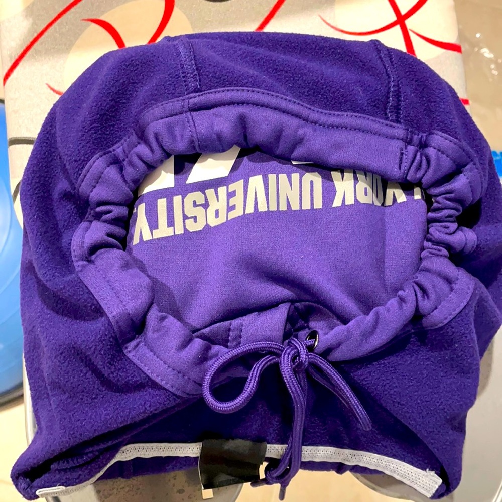 Purple NYU hoodie